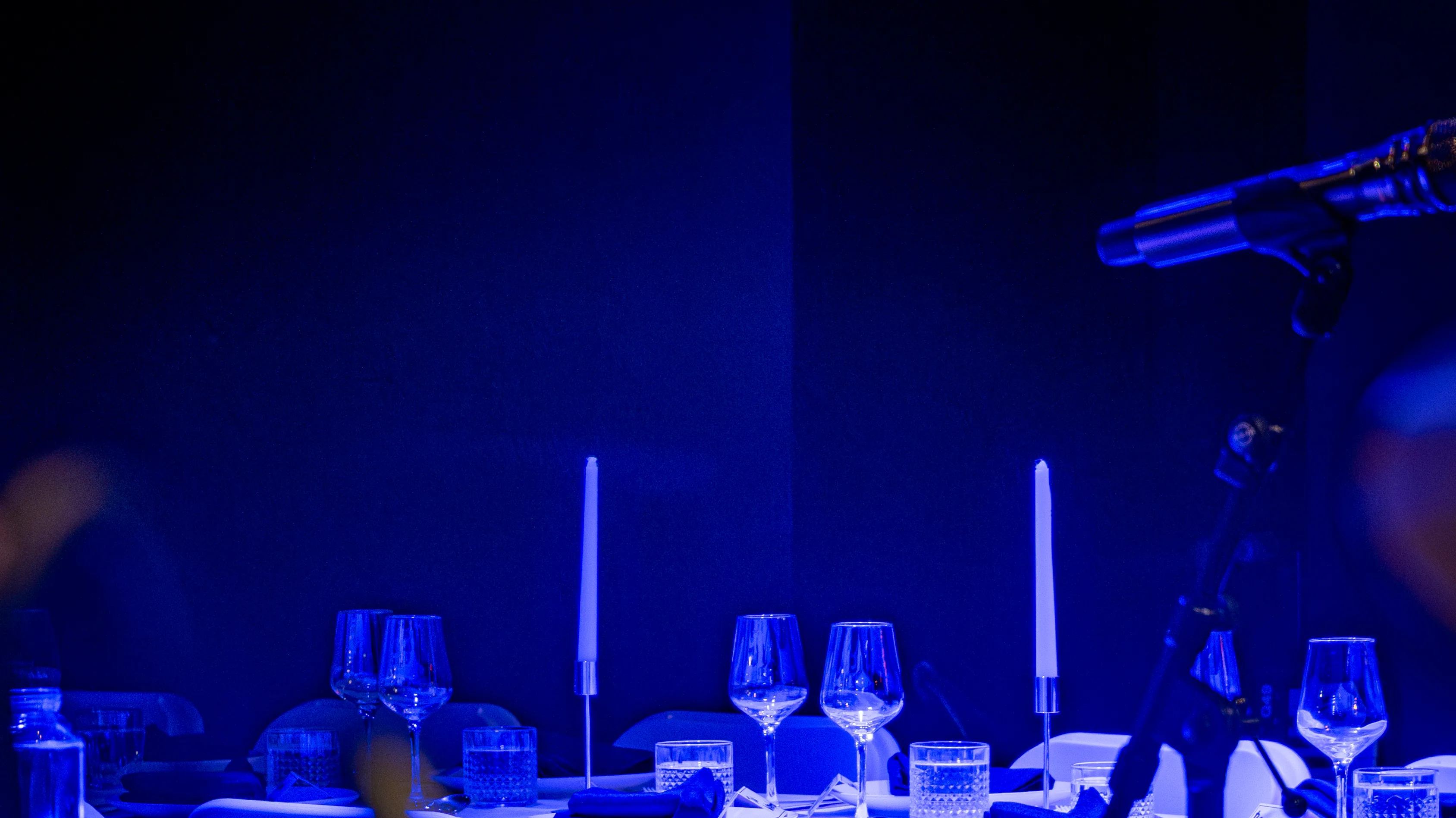Members at a dinner event at The Recording Club